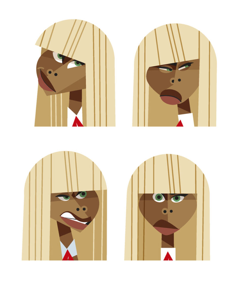 Wendell & Wild - Siobhan expression sheet