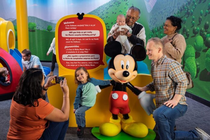 Mickey Mouse Clubhouse exhibit [c/o The Children's museum of Indianapolis]