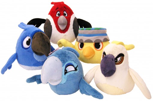 Angry Birds Rio plush line