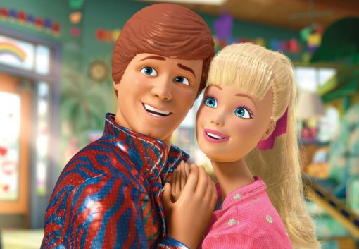 Barbie and her boyfriend Ken got a lot of screen time in last year's Oscar-winning Toy Story 3.