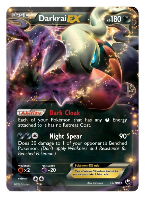 Darkrai-EX TCG card