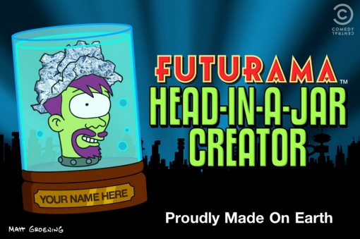 Futurama Head-In-A-Jar Creator