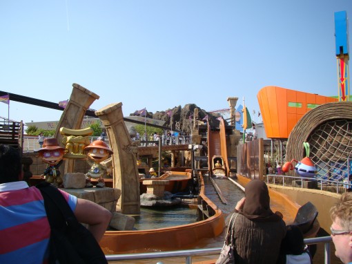 Join Tommy, Chuckie and Angelica on a Adventure Soaked Log Flume Ride