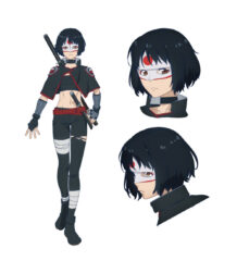 Katana (voiced by Chika Anzai)