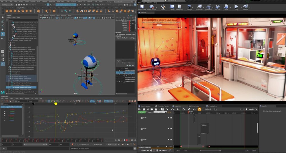  Unreal Live Link for Autodesk Maya