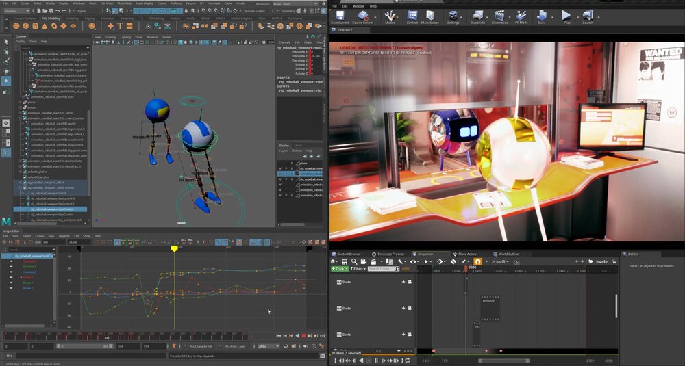 Unreal Live Link for Autodesk Maya