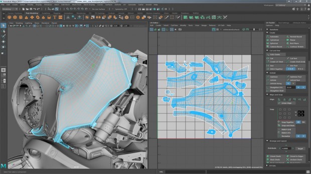 Maya 2018 UV Editor