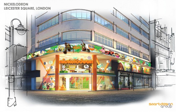 Nickelodeon London Exterior Rendering