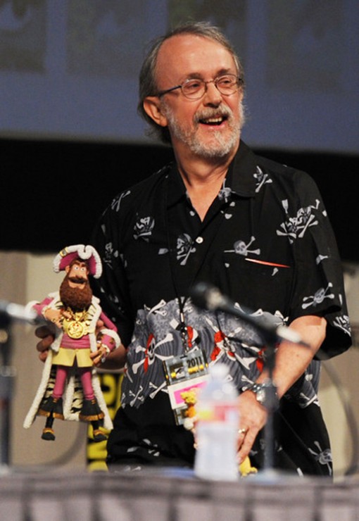 Peter Lord of Aardman Animation Studio presents "The Pirates! Band of Misfits" at Comic-Con in San Diego.