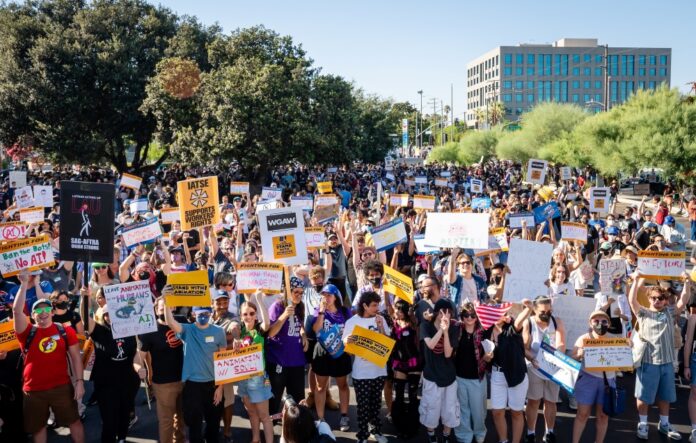 Stand with Animation Rally 2024 [ph: Tim Sullens, provided by The Animation Guild]