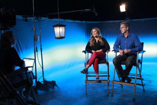 ABC SPECIAL - THE STORY OF FROZEN: MAKING AN ANIMATED CLASSIC - Academy Award-winning directors of "Frozen" - Jennifer Lee and Chris Buck – share the behind-the-scenes secrets of making the biggest animated film of all time in the ABC special "The Story of Frozen: Making An Animated Classic" - airing TUESDAY, SEPT. 2 (8:00-9:00pm, ET) on the ABC Television Network. (ABC/Ron Tom) JENNIFER LEE, CHRIS BUCK