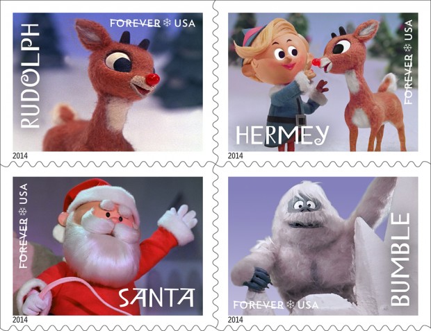 USPS Rudolph Forever Stamps