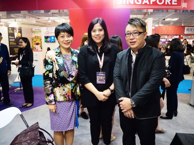 L-R: Shelan He (VP Oriental Pearl Group, President Shanghai Media Group), Pinyada Ratanasungk (COO Shellhut and Tiny Island Pictures) and David Kwok (Co-CEO Shellhut and Tiny Island Pictures)