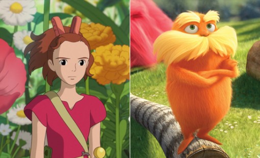 The Secret World of Arrietty (left) and Dr. Seuss’ The Lorax