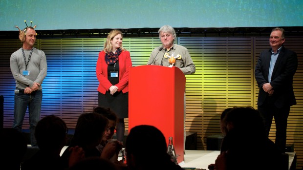 Sarah Peillon (Région Rhône-Alpes), Jacques-Rémy Girerd (Folimage)