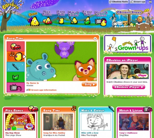 CBeebies website