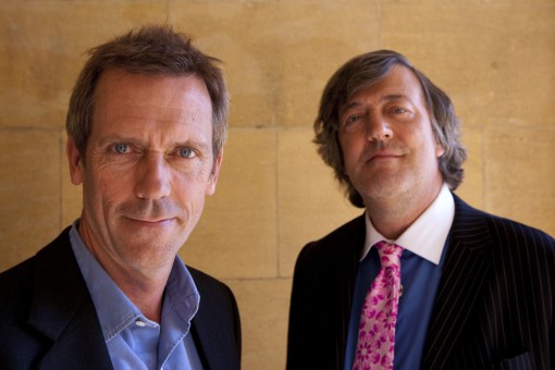 Hugh Laurie (left) and Stephen Fry (right)