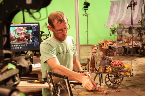 Laika's David Pugh on set of Boxtrolls