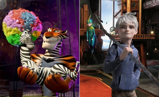 DreamWorks’ double treat—a rollicking summer Madagascar adventure and a magical Rise of the Guardians holiday gem.