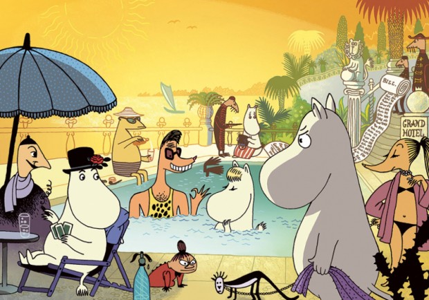 Moomins on the Riviera