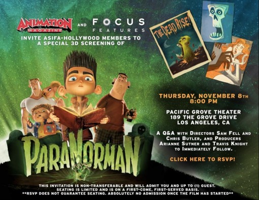 ParaNorman Screening Ticket Giveaway!