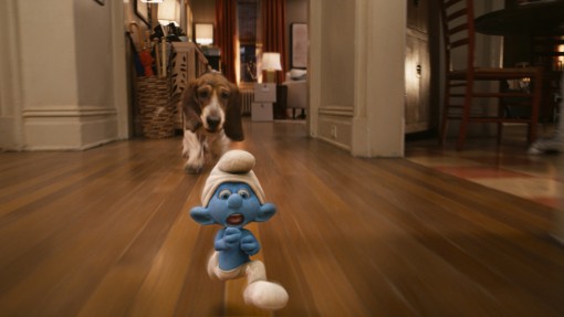 Clumsy Smurf in Columbia Pictures' THE SMURFS.