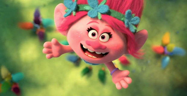 Poppy (voiced by Anna Kendrick) in 2016’s Trolls from DreamWorks Animation