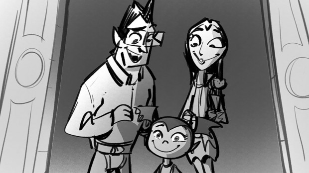 Vampirina storyboard