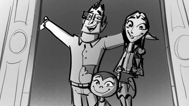 Vampirina storyboard