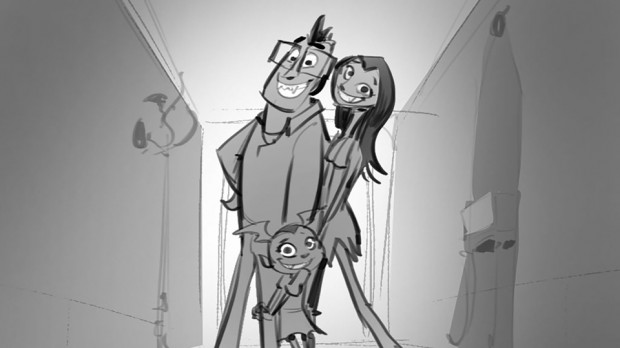 Vampirina storyboard