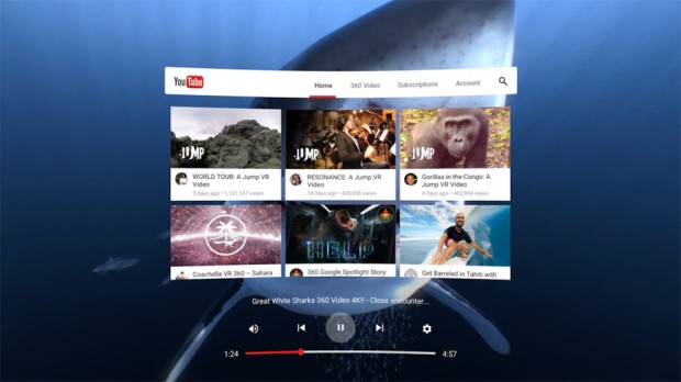 YouTube VR app